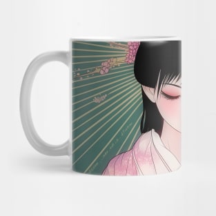 Geisha and white dragon 94009 Mug